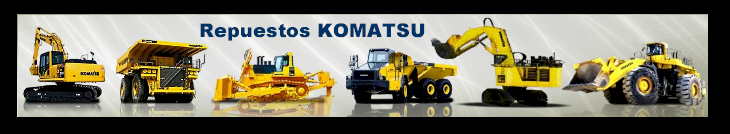 Repuestos maquinas Komatsu, Repuestos para maquinas viales y equipos mineros Komatsu, Repuestos en Stock